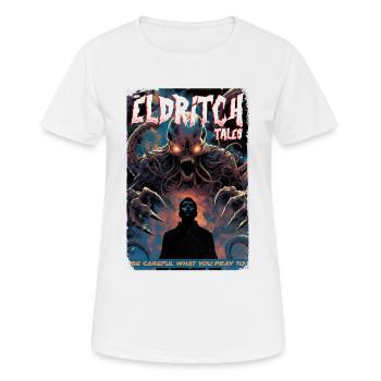 Eldritch Tales Tentacule Shadow Tee - T-shirt respirant Femme - blanc - Devant - AI Model Female 172 dark (172cm)