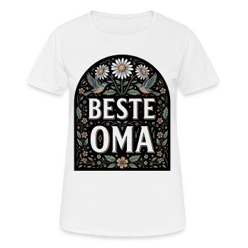 Best Grandma Gift for Dearest Grandmother - Women's Breathable T-Shirt - white - Front - AI Model Female 172 dark (172cm)