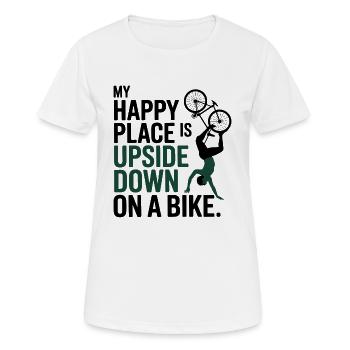 Meine Pedale, meine Kunst - Frauen T-Shirt atmungsaktiv - Weiß - Vorne - AI Model Female 172 dark (172cm)