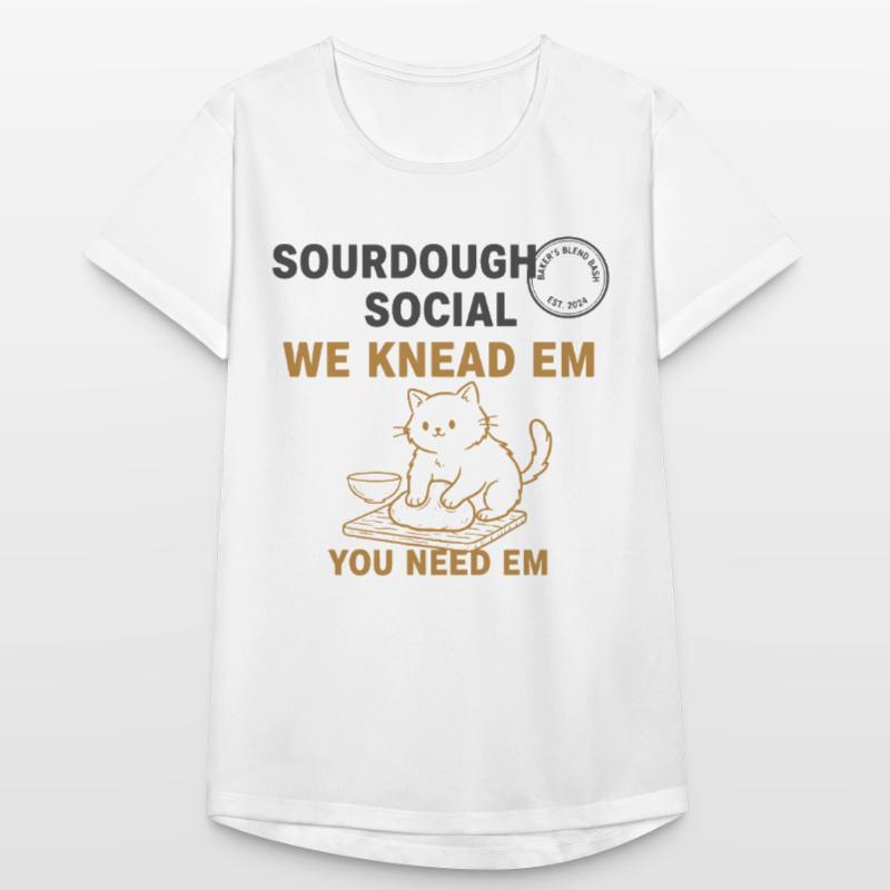 Sourdough Bread Baking Baker Bread Making Women's Breathable T-Shirt