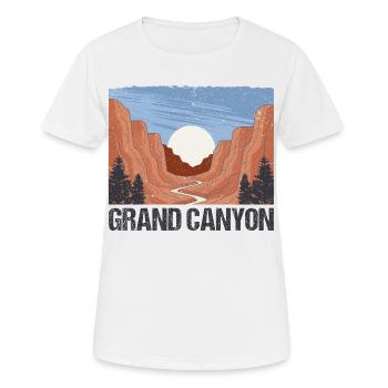 Grand Canyon National Park Hiking - Women's Breathable T-Shirt - white - Front - AI Model Female 172 dark (172cm)