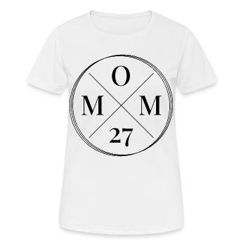 Mama 2027 - Mom 27 - Frauen T-Shirt atmungsaktiv - Weiß - Vorne - AI Model Female 172 dark (172cm)