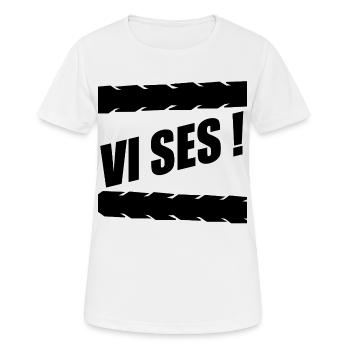 See you goodbye - Women's Breathable T-Shirt - white - Front - AI Model Female 172 dark (172cm)