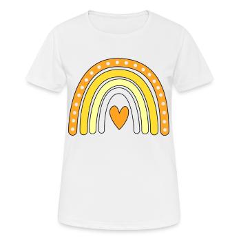 Mois de la sensibilisation à l’infertilité Mois de la FIV - T-shirt respirant Femme - blanc - Devant - AI Model Female 172 dark (172cm)