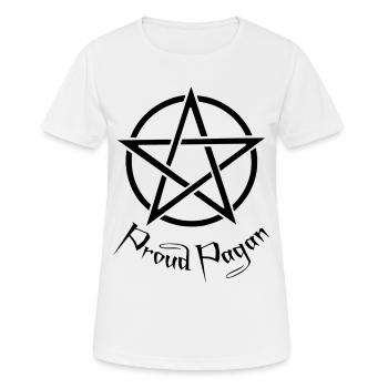 Proud Pagan Beltane Blessings May Day Paganism - Women's Breathable T-Shirt - white - Front - AI Model Female 172 dark (172cm)