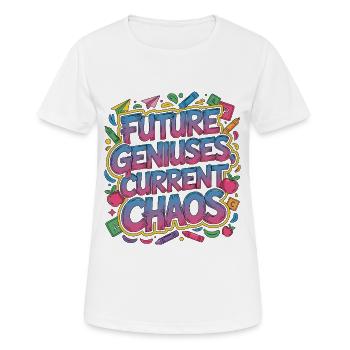 Elementary Teacher Future Geniuses Primary Teacher - Frauen T-Shirt atmungsaktiv - Weiß - Vorne - AI Model Female 172 dark (172cm)