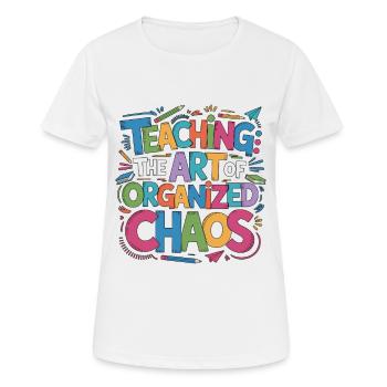 Elementary Teacher Teaching The Art Of Education - Women's Breathable T-Shirt - white - Front - AI Model Female 172 dark (172cm)