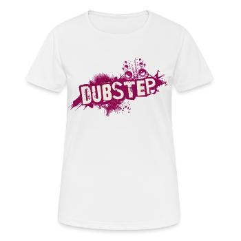 Dubstep graffiti grunge - T-shirt respirant Femme - blanc - Devant - AI Model Female 172 dark (172cm)