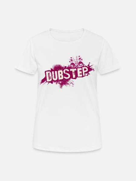 Dubstep graffiti grunge - Women's Breathable T-Shirt - white