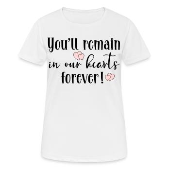 Farewell Leaving Team - Women's Breathable T-Shirt - white - Front - AI Model Female 172 dark (172cm)