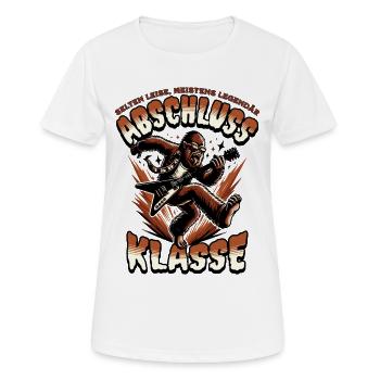 Schulabgänger | Abschlussklasse 2026 - Frauen T-Shirt atmungsaktiv - Weiß - Vorne - AI Model Female 172 dark (172cm)