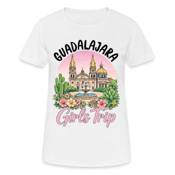 Guadalajara Girls Trip - Women's Breathable T-Shirt - white - Front - AI Model Female 172 dark (172cm)