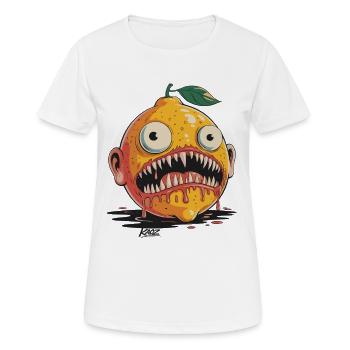 Albtraum-Zitrusmonster - Frauen T-Shirt atmungsaktiv - Weiß - Vorne - AI Model Female 172 dark (172cm)