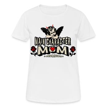 Main Character Mom, Mom, Mom, Best Mom. - Women's Breathable T-Shirt - white - Front - AI Model Female 172 dark (172cm)