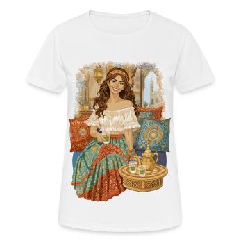 Marrakesch - Women's Breathable T-Shirt - white - Front - AI Model Female 172 dark (172cm)
