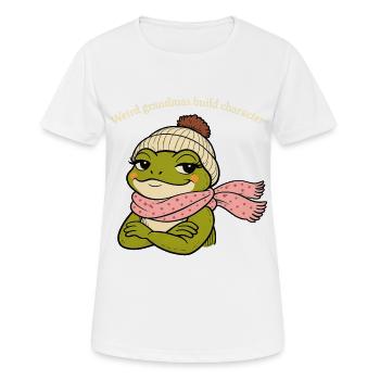 Funny Wierd Grandma Gift Cool Mothers Day Gift Tee - Women's Breathable T-Shirt - white - Front - AI Model Female 172 dark (172cm)