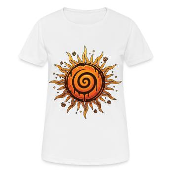 Litha Pagan: Sommersonnenwende, Mittsommer, Mittsommer, Mittsommer. - Frauen T-Shirt atmungsaktiv - Weiß - Vorne - AI Model Female 172 dark (172cm)