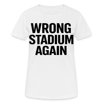 Encore mauvais stade - T-shirt respirant Femme - blanc - Devant - AI Model Female 172 dark (172cm)