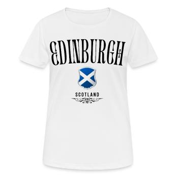 Souvenir Edinburgh, elegantes Design Edinburgh - Frauen T-Shirt atmungsaktiv - Weiß - Vorne - AI Model Female 172 dark (172cm)