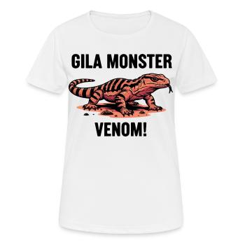 Gila-Monster Gift-Echse Gefahr Schwarze Wüste - Frauen T-Shirt atmungsaktiv - Weiß - Vorne - AI Model Female 172 dark (172cm)