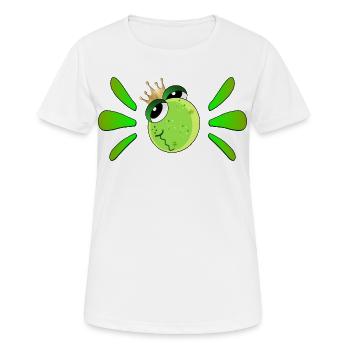 Geburtstagskind Geburtstag Frosch - Frauen T-Shirt atmungsaktiv - Weiß - Vorne - AI Model Female 172 dark (172cm)