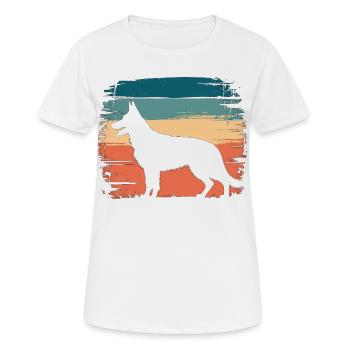 Dingo Australischer Wildhund Tierliebhaber Design - Frauen T-Shirt atmungsaktiv - Weiß - Vorne - AI Model Female 172 dark (172cm)