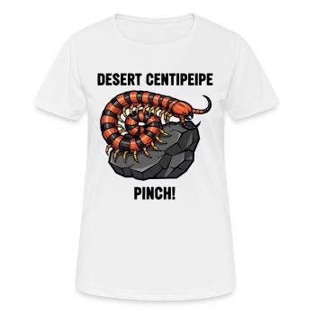 Centipede Wüstengefahr Pinch Centipede Schwarz - Frauen T-Shirt atmungsaktiv - Weiß - Vorne - AI Model Female 172 dark (172cm)