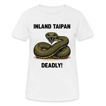 Oktopus Blaue Ringe Gefahr Oktopus Schwarzes Gift - Frauen T-Shirt atmungsaktiv - Weiß - Vorne - AI Model Female 172 dark (172cm)