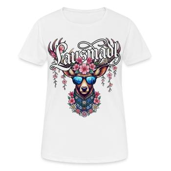 Lausmadl Shirt Tracht Damen Trachtenshirt Kinder - Women's Breathable T-Shirt - white - Front - AI Model Female 172 dark (172cm)