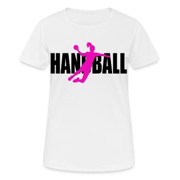 Handball - Women's Breathable T-Shirt - white - Front - AI Model Female 172 dark (172cm)