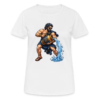 Aquarius - Women's Breathable T-Shirt - white - Front - AI Model Female 172 dark (172cm)