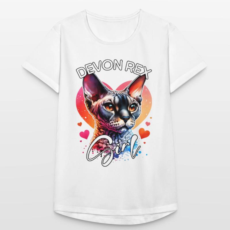 Devon Rex Mädchen Devon Rex Frauen T-Shirt atmungsaktiv