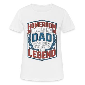 Homeroom Teacher Dad The Idol Classroom Teacher - Women's Breathable T-Shirt - white - Front - AI Model Female 172 dark (172cm)
