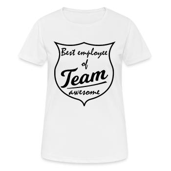 Conception des événements par équipe - T-shirt respirant Femme - blanc - Devant - AI Model Female 172 dark (172cm)