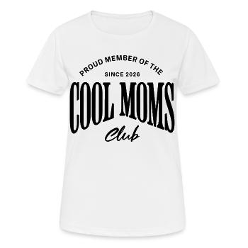 Mama 2026 - Proud member of the Cool Moms Club - Women's Breathable T-Shirt - white - Front - AI Model Female 172 dark (172cm)