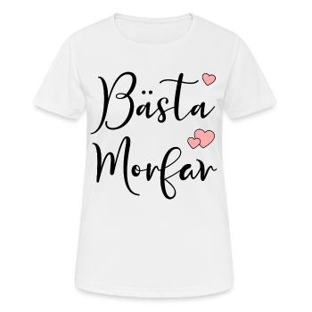 Sweden Best Grandpa - Women's Breathable T-Shirt - white - Front - AI Model Female 172 dark (172cm)
