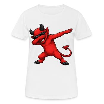 Diable Dab - T-shirt respirant Femme - blanc - Devant - AI Model Female 172 dark (172cm)