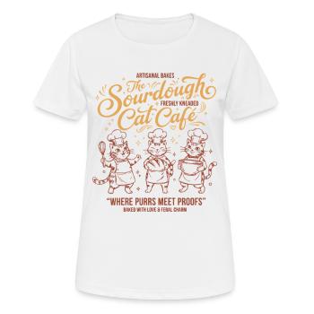 Sourdough Bread Baking Baker Sourdough Starter - Women's Breathable T-Shirt - white - Front - AI Model Female 172 dark (172cm)