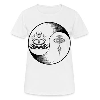 Trouve la paix en toi - T-shirt respirant Femme - blanc - Devant - AI Model Female 172 dark (172cm)