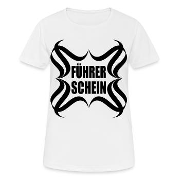 Félicitations, permis de conduire réussi - T-shirt respirant Femme - blanc - Devant - AI Model Female 172 dark (172cm)