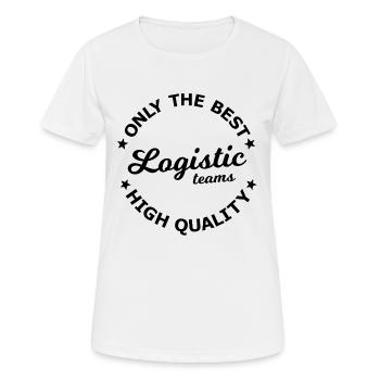 Logistics and Transport Hero - Women's Breathable T-Shirt - white - Front - AI Model Female 172 dark (172cm)