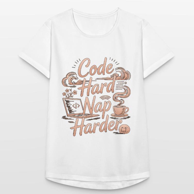 Remote Developer Code Hard Nap Harder Remote Coder Women's Breathable T-Shirt