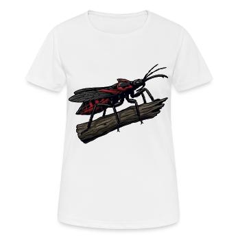 Punaise Assassin Bug Chasseur Red Strike Tattoo - T-shirt respirant Femme - blanc - Devant - AI Model Female 172 dark (172cm)