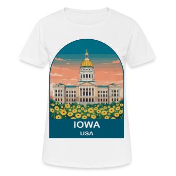 CTY02014 - Frauen T-Shirt atmungsaktiv - Weiß - Vorne - AI Model Female 172 dark (172cm)