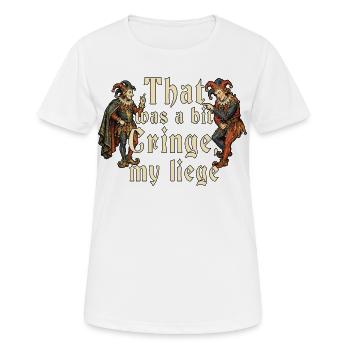 Ren Faire Medieval - Frauen T-Shirt atmungsaktiv - Weiß - Vorne - AI Model Female 172 dark (172cm)