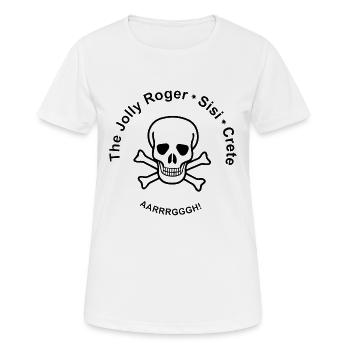 The Jolly Roger, Sissi, Crete - Women's Breathable T-Shirt - white - Front - AI Model Female 172 dark (172cm)
