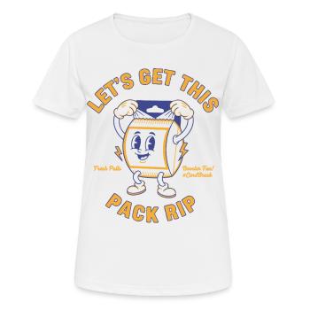 Faisons ce paquet Arracher de nouveaux tirages CardBreak - T-shirt respirant Femme - blanc - Devant - AI Model Female 172 dark (172cm)