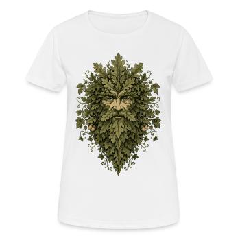 Leshy Green Man - T-shirt respirant Femme - blanc - Devant - AI Model Female 172 dark (172cm)