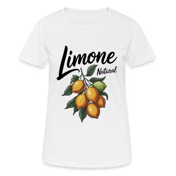 Citron vert - T-shirt respirant Femme - blanc - Devant - AI Model Female 172 dark (172cm)
