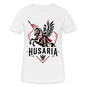 Husaria Winged Knight - Women's Breathable T-Shirt - white - Front - AI Model Female 172 dark (172cm)
